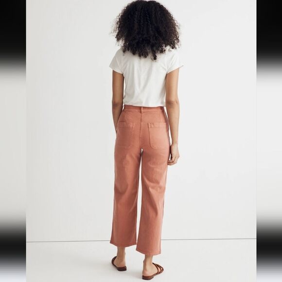 Emmett 2.0 Wide-Leg Crop Pants Dried Rose Size 32 - Picture 15 of 16